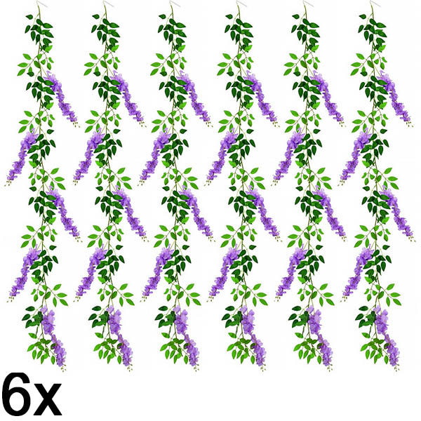 6x Simulacija cvijeta glicinije | WISBLOOM