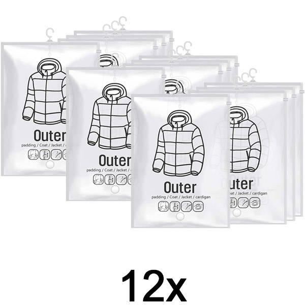 3x Viseće vakuumske vreće za pohranu (4 kom) | VACUHANG