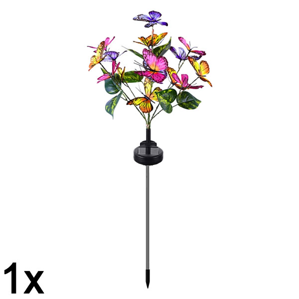 1x Solarna vanjska svjetla s leptirima | FLUTIX